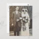  Romantische bride en bruidskaarten Briefkaart (Voorkant / Achterkant)