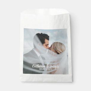 Romantische bruid & bruidegom trouwcadeautas bedankzakje
