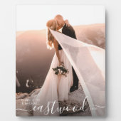 Romantische bruiloft foto Keepsake Fotoplaat (Voorkant)