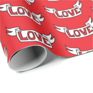 Romantische bruiloft Jubileum Cadeaupapier