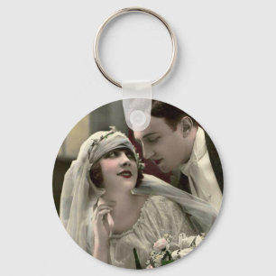 Romantische bruiloft Sleutelhanger