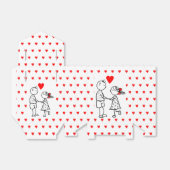 Romantische Cadeau Doos Liefde Bedankdoosjes (Uitgevouwen)