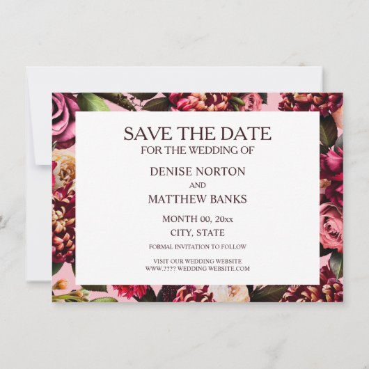 Romantische Chrysant op amandelbloesem (Achterkant)