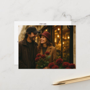 Romantische Chrysanthemum op Ragfijne Roze Briefkaart