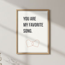 Romantische citaat wanddecoratie, minimale liefdes