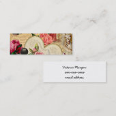 Romantische  Collage Calling Card Contactkaartje (Voorkant / Achterkant)