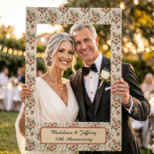 Romantische Cottage Chic Stof Roze Roos Jubileum