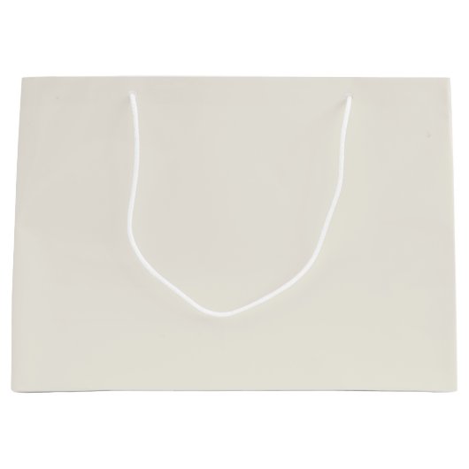 Romantische crème bruiloft groot cadeauzakje (Voorkant)