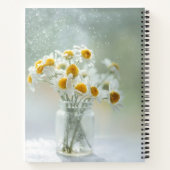 Romantische Daisies Bokeh Bruiloft Planning Notitieboek (Achterkant)