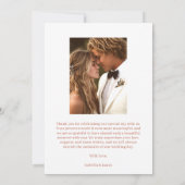 Romantische Dankkaart voor Opslaan van Datum Save The Date (Achterkant)