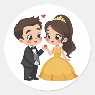 Romantische Dans Sticker