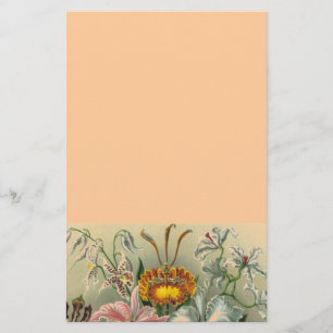 romantische date bloemen rsvp kleurrijk chic briefpapier