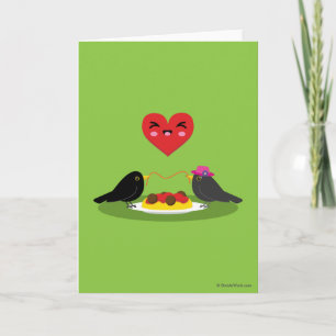 Romantische Date met Spaghetti en Balletjes Kaart