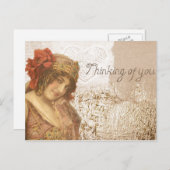 Romantische  denking van uw Briefkaart (Voorkant / Achterkant)
