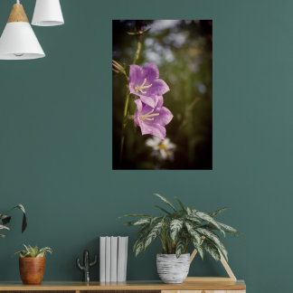 Romantische Donkere Bloemen – Botanische Fantasy B Poster
