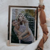 Romantische donkere foto hangende zitgrafiek Kaart