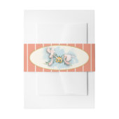 Romantische duiven koraal bruiloft uitnodigingen wikkel (Voorkant Voorbeeld)