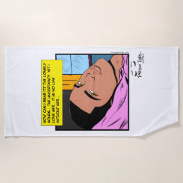 Romantische Echo's Eenzaam Hart Romance Stripboek Strandlaken