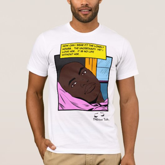 Romantische echo's Eenzame uren Romantiek stripver T-shirt (Voorkant)