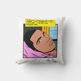 Romantische echo's Lonely Hearts Romance Comic Kussen