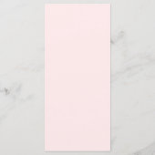 Romantische Eetkamer Tafelsetting Bedankkaart Programma (Achterkant)