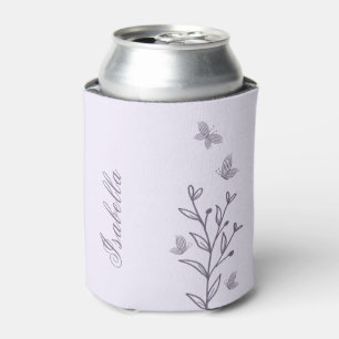 Romantische elegante mauve bloem koeler