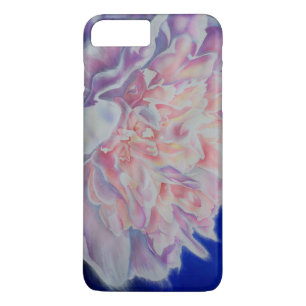 Romantische elegante roze witte pastel waterverf iPhone 8 plus / 7 plus hoesje