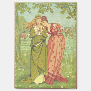 Romantische Elegante Vintage Valentijn, Victoriaan Magneet