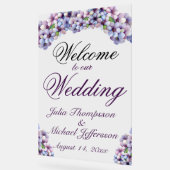 Romantische en poëtische pastel Lila Waterverf Acryl Bord (Hoek)