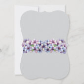 Romantische en poëtische pastel Lila Waterverf Kaart (Achterkant)