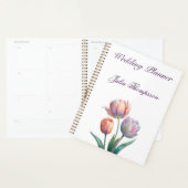 Romantische en poëtische pasteltulpen Waterverf Planner (Display)