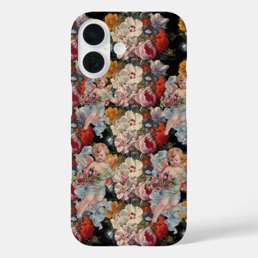 ROMANTISCHE ENGEL DIE ROZE ROZEN EN BLOEMEN VERZAM Case-Mate iPhone CASE (Achterkant)