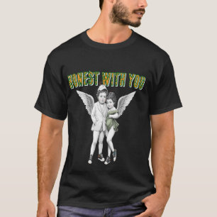 Romantische engel koppel ontwerpen T-shirt
