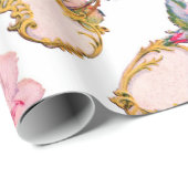 ROMANTISCHE ENGEL VERZAMELEN ROZE ROZEN CADEAUPAPIER (Rol Hoek)