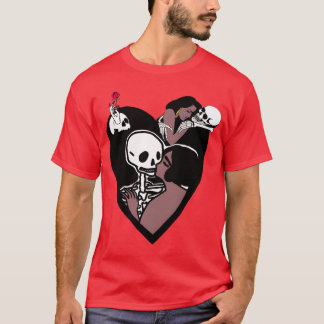 Romantische familie t-shirt