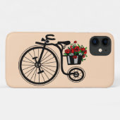Romantische fiets iPhone Case (Achterkant (horizontaal))