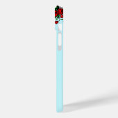 Romantische fiets met bloemen iPhone Case Gift (Achterkant / Links)