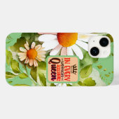 Romantische Floral Daisy in elke vrouw citaat Case-Mate iPhone Case (Achterkant (horizontaal))
