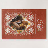 Romantische foto Red Rust 50 Jubileum puzzel Legpuzzel (Horizontaal)