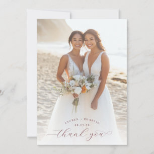 Romantische foto van Joyful Cream Bedankkaart