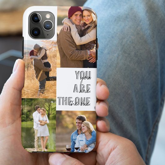 Romantische fotocollage U bent de enige blanke Case-Mate iPhone Case