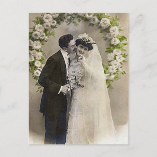 Romantische foto's en groomfoto's Briefkaart