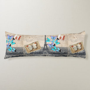 romantische franse franse reisparijs eiffeltoren lichaamskussen