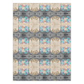 romantische franse franse reisparijs eiffeltoren tafelkleed (Voorkant)