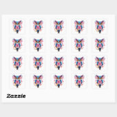 Romantische Fun Owl Stickers (Vel)