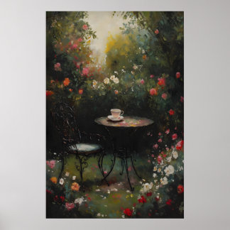 Romantische Geheime Rozen Tuin Thee Muur Kunst Pri Poster