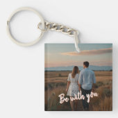 Romantische gepersonaliseerde Sleutelhanger voor k (Voorkant)