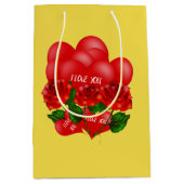 Romantische geschenktas medium cadeauzakje (Voorkant)