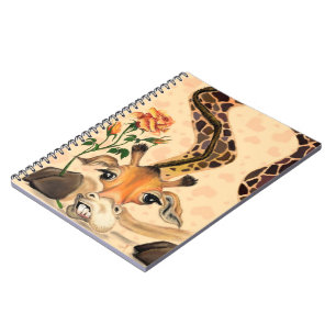 Romantische Giraffe - Gentleman - Funny Notitieboek