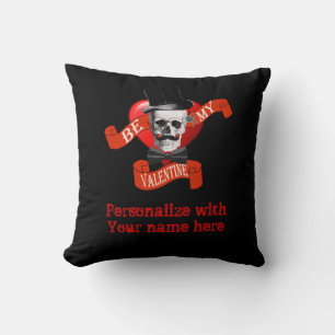 Romantische gothic of steampunk Valentijnse  Kussen